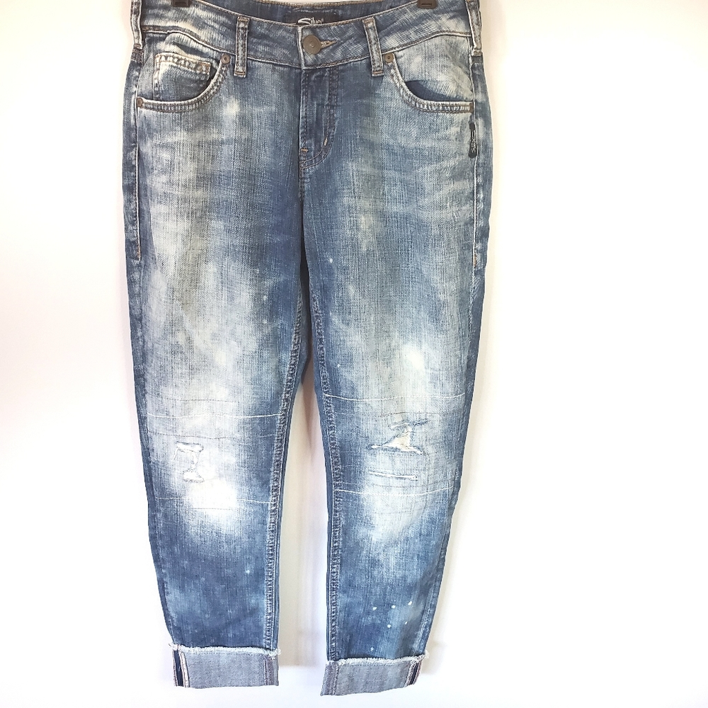 Silver Girlfriend Classic Stretch W28/L27 Jeans